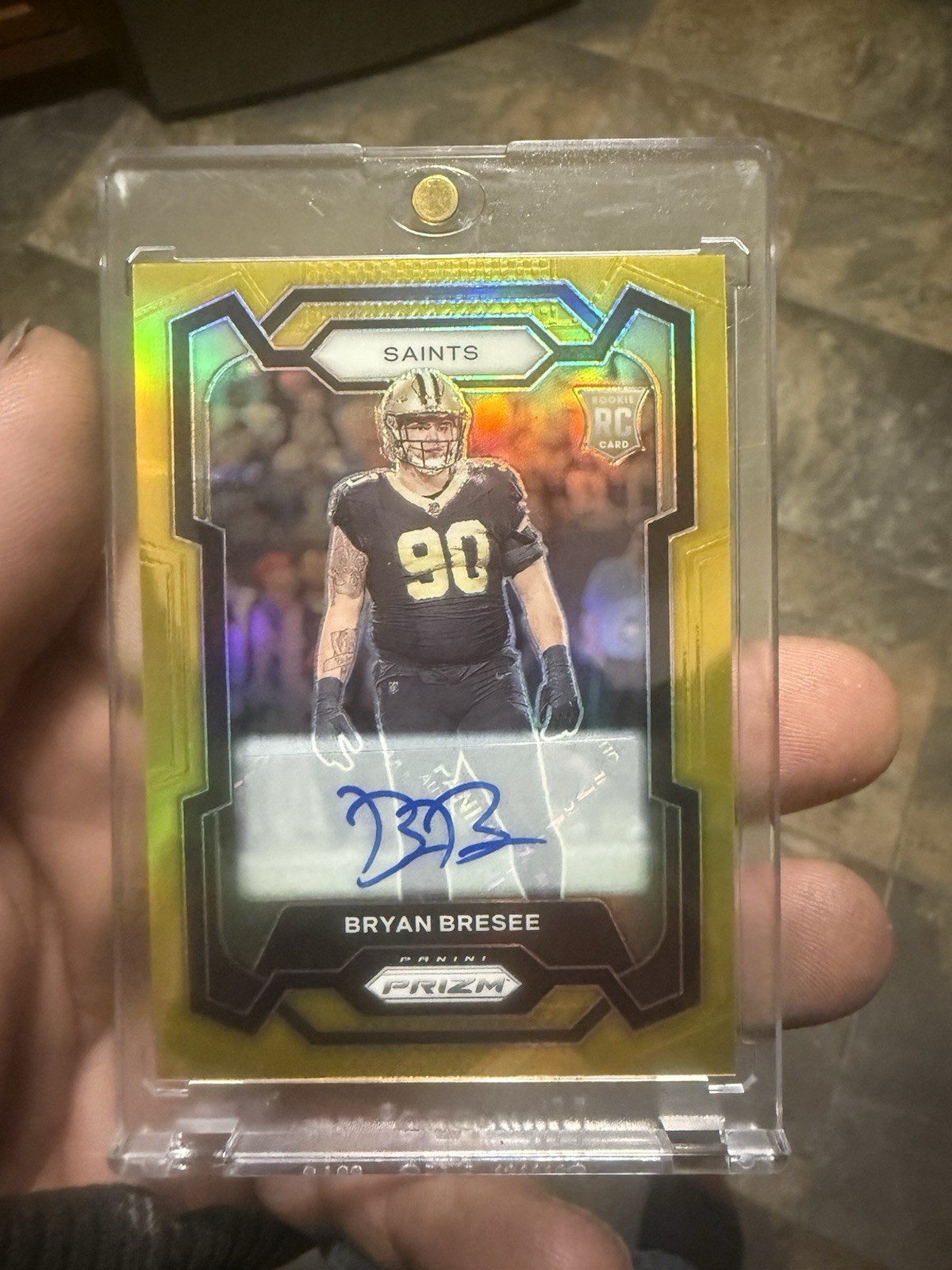2023 Panini Prizm - Rookies Bryan Bresee #372 Gold Prizm /10 (RC) auto