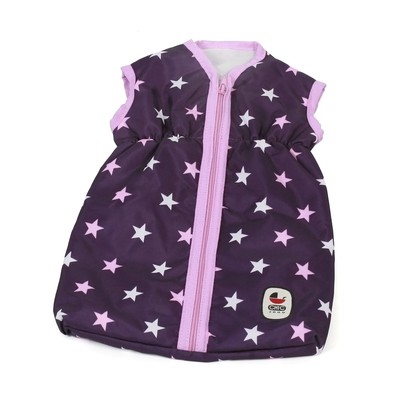 Bayer Chic 2000 Puppen-Schlafsack Stars lila NEU