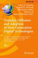 Sujeet K. Sharma (U. A.) | Transfer, Diffusion And Adoption Of...