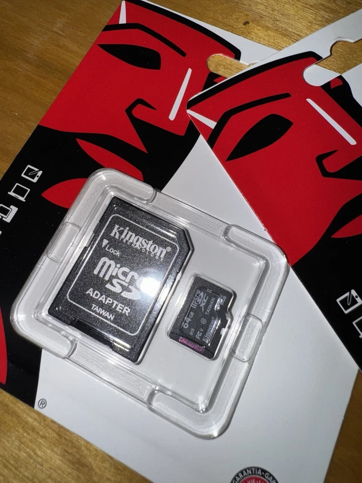 2 Kingston 64GB Micro SD Memory Card 64GB SDHC Class 10 UHS-I TF with SD Adapter - Image 4 of 4