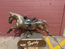 1950’s-60’s Vintage Sandy Horse Arcade Ride Carousel Ride Fully Working