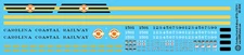 N Scale - Carolina Coastal Railway GP15s (2023+) Decals