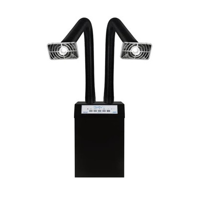 Source Capture System for Nail Salons - IMC Compliant - Black - Dual Inlet - Re