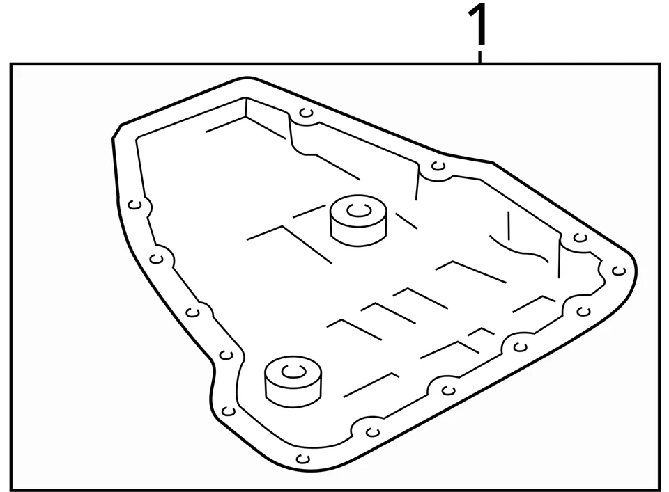 Nissan Altima 2002-2003 cárter de aceite del motor M2GCP Foto 4 de 4