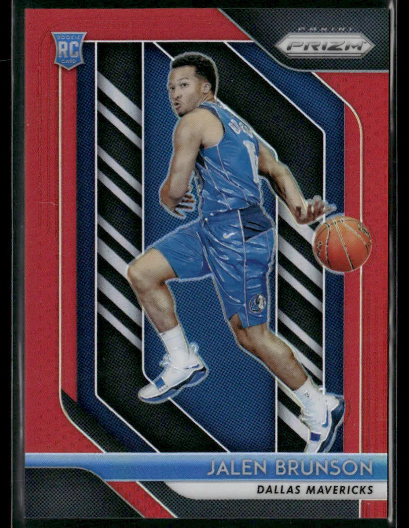 2018-19 Panini Prizm Jalen Brunson #250 Red Prizm RC Rookie 091/299