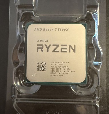 AMD Ryzen 7 5800X Desktop-Prozessor (4,7GHz, 8 Kerne, Sockel AM4) Tray -...