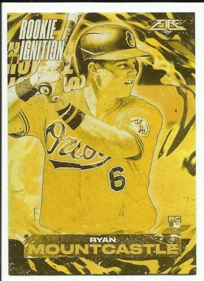 RYAN MOUNTCASTLE 2021 Topps Fire Rookie Ignition Gold Minted RC #RI-11 $12