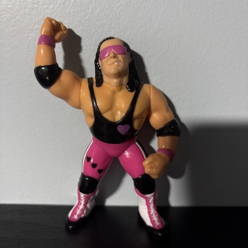 WWF 1992 Hasbro Bret Hart Purple Heart Mail Away V...