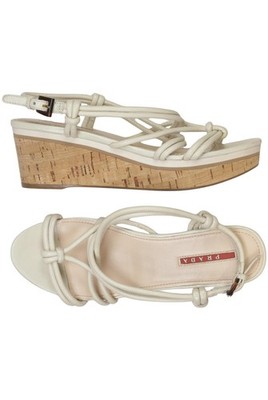 Prada Sandalen Damen Sommerschuhe Sandalette offene Schuhe Gr. 37.5 ... #6pzrcru