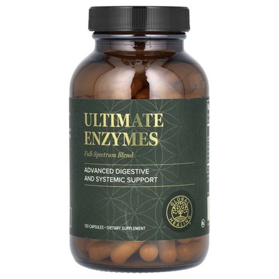 2 X Global Healing, Ultimate Enzymes, 120 Capsules-worldwide