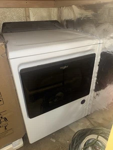 Sécheuse pour le dessus du bain à remous avec fenêtre de porte, blanc/noir, autoportant