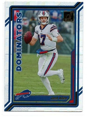 2023 Donruss #D-4 Josh Allen Dominators Buffalo Bills