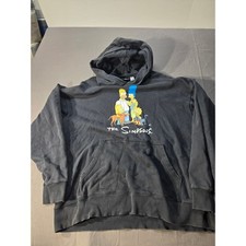 HM The Simpsons Oversized Hoodie Men XL Black...