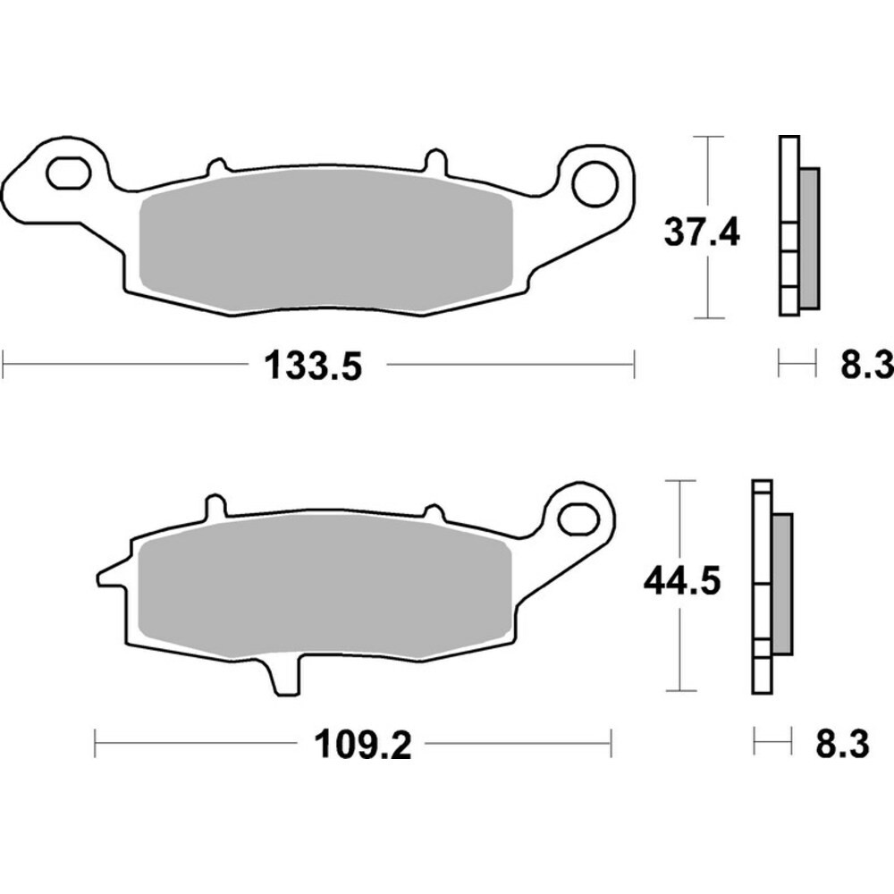 Brake Pads for KAWASAKI W 800 SE SPECIAL EDITION 2012-2013 Fr SA Street Brembo - Image 69