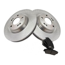 Front Brake Rotor Pad Set Ceramic Smooth Hyundai Elantra Tucson Kia Sportage