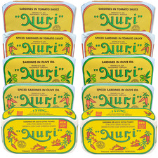 Nuri Sardines Variety 10 Pk - 5 different flavors