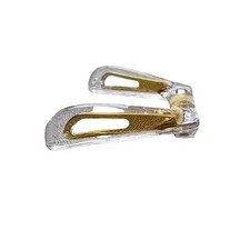 BEHLINE Eyeglass Saddle Bridge Nose Pads,Soft Silicone Sunglass 6mm, Gold