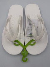 Crocs Adult Flip Flop Summer Sandals White M5/W7