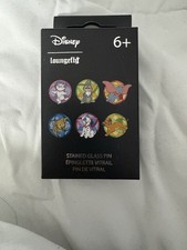 Disney Loungefly Stained Glass Pin Set Marie Thumper Dumbo Lady Dalmatian Simba