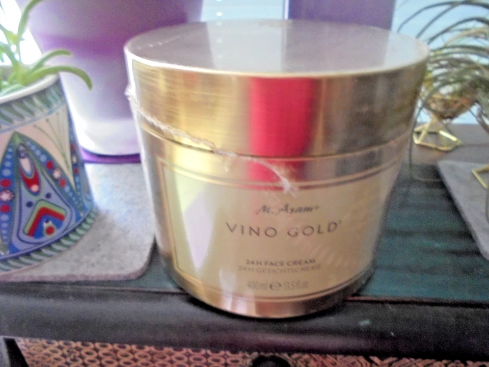 M. Asam Vino Gold 24 H Gesichtscreme XXL Jubiläumsedition 400ml Tiegel Goldfarbe - Bild 2 von 3