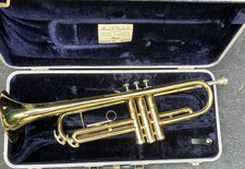Vintage 1970s Conn Director Trumpet w/ Case  Mouthpiece VERY CLEAN  TESTED 