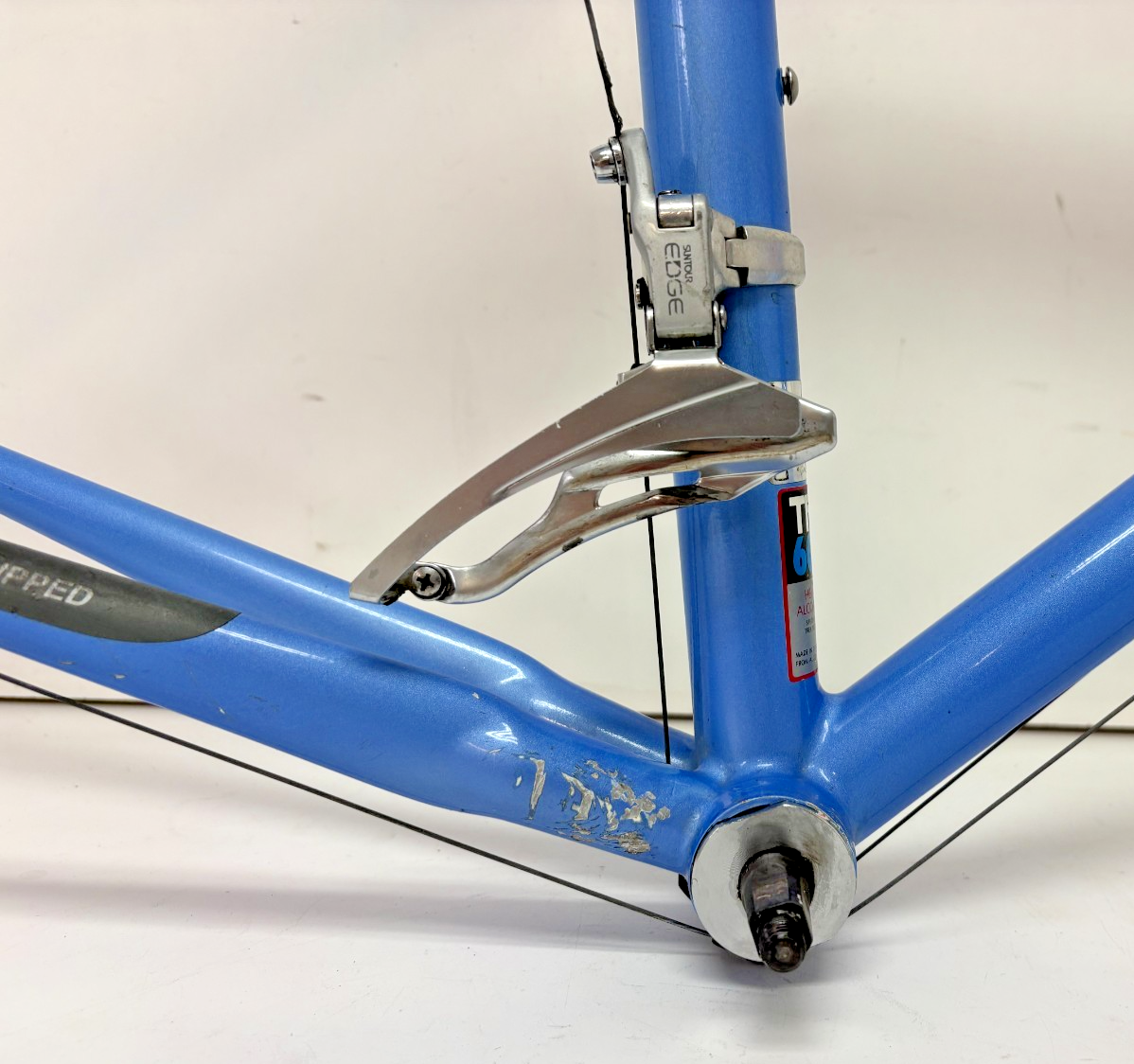 TREK 1100 アルミ ロード フレーム 1990年製 トレック Vintage 1990 Trek 1100 46cm C-C Aluminum/CrMo Road Bike Frame/Fork