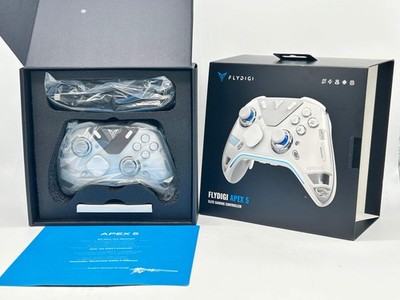 Flydigi Apex 5 Elite Force Wireless Game Controller Hall Effect White Open Box