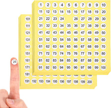 3000 Pcs Small Number Stickers 0.4" Self-Adhesive Round Labels for Organizing
