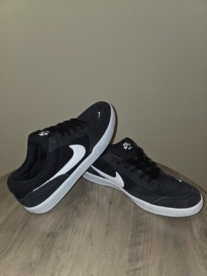 NIKE SB FORCE 58 BLACK/WHITE-BLACK SIZE MEN'S 10.5 [CZ2959-001] box w/o lid