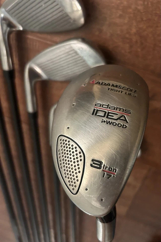 ADAMS IDEA SET 3Iron, 5-9, PW ALDILA SUPERSHAFT HI-LAUNCH SENIOR GRAPHITE - Image 3 of 4