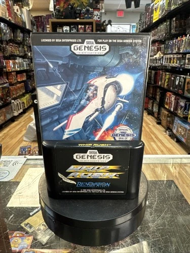 Whip Rush with Case (Sega Genesis, Vintage Video game)