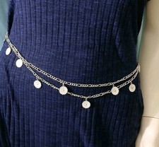 Ladies Vintage Multi Strand Daisy Chain Belt