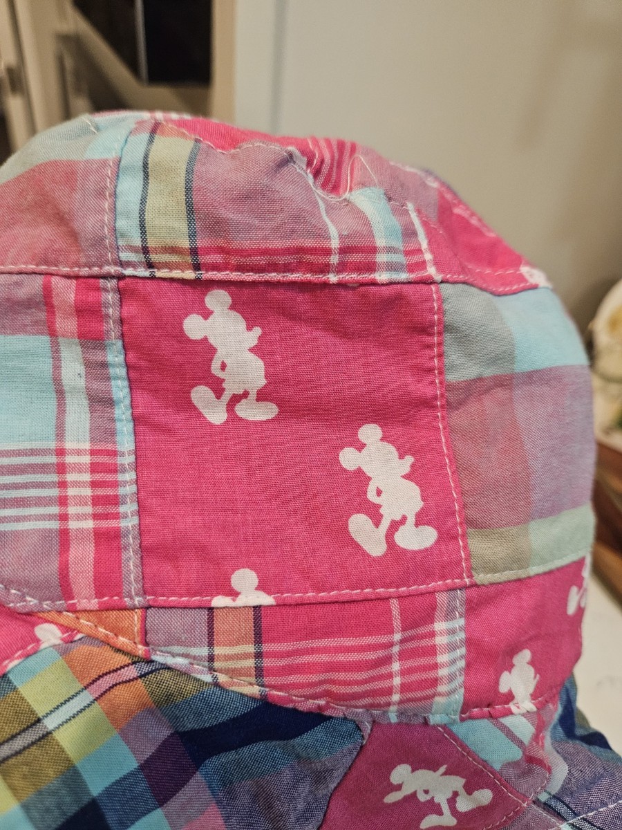 Disney Parks Walt Disney World Patchwork Bucket Hat Cap  display picture 2