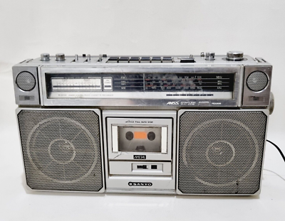 VINTAGE SANYO M9975 BOOMBOX CASSETTE PLAYER - FOR PARTS ONLY | eBay