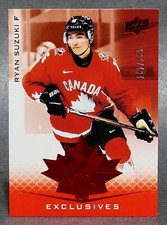 2021-22 Upper Deck Team Canada Juniors Exclusives #9 Ryan Suzuki 181/250
