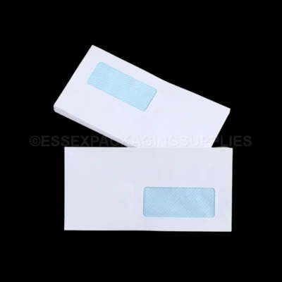 ENVELOPES DL WITH WINDOW WHITE 90GSM SELF SEAL STRONG OFFICE SUPPLIES