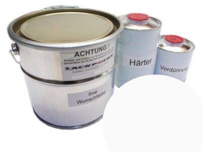1,75 Liter Set 2K Autolack geeignet für Honda NH569 Milos White kein Klarlack T