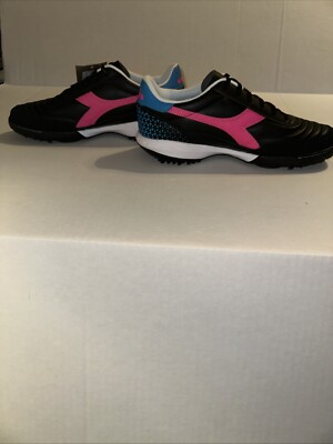 Calcetto Diaspora GR LT TF, Black/Pink, Fluo/Cyan, Blue 10.5