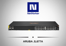 HPE Aruba JL677A 6100 24G Class4 PoE 4SFP 370W Switch -Same Day Shipping