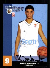 Babis Douloudis Rhein Energy Colgone Basketball Original Signiert +A 228239