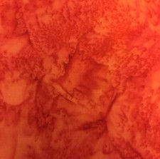 Hoffman Red Singapore Watercolor Bali Batik Cotton Quilt Fabric By the Yard
