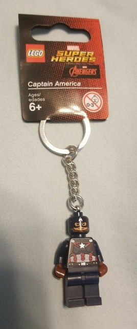 lego captain america keyring