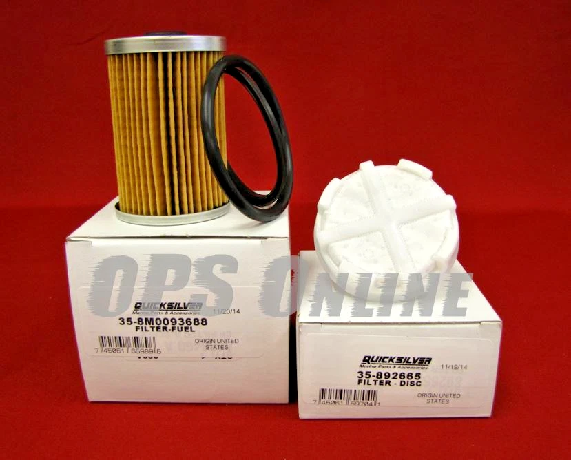 OEM Mercury Gen 3 Fuel Module Filter Kit 35-8M0093688 & 8M0204703 