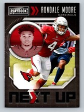 Rondale Moore 2021 Panini Playbook #NXT-RMO Next Up Football Card