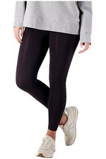 AnyBody Intimates Jacquard Panel Leggings Black