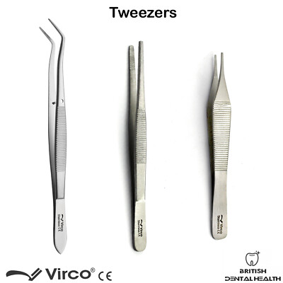 Zahnchirurgie Baumwolle und Verband Meriam Adson Daumenpinzette Pinzette 3 STCK.