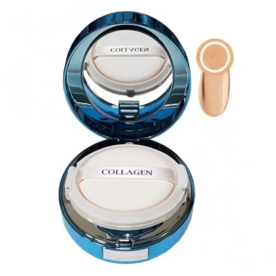 ENOUGH Genug Collagen Aqua Air Cushion SPF50+ Foundation Farbton 21 Natural Glow, 15 g