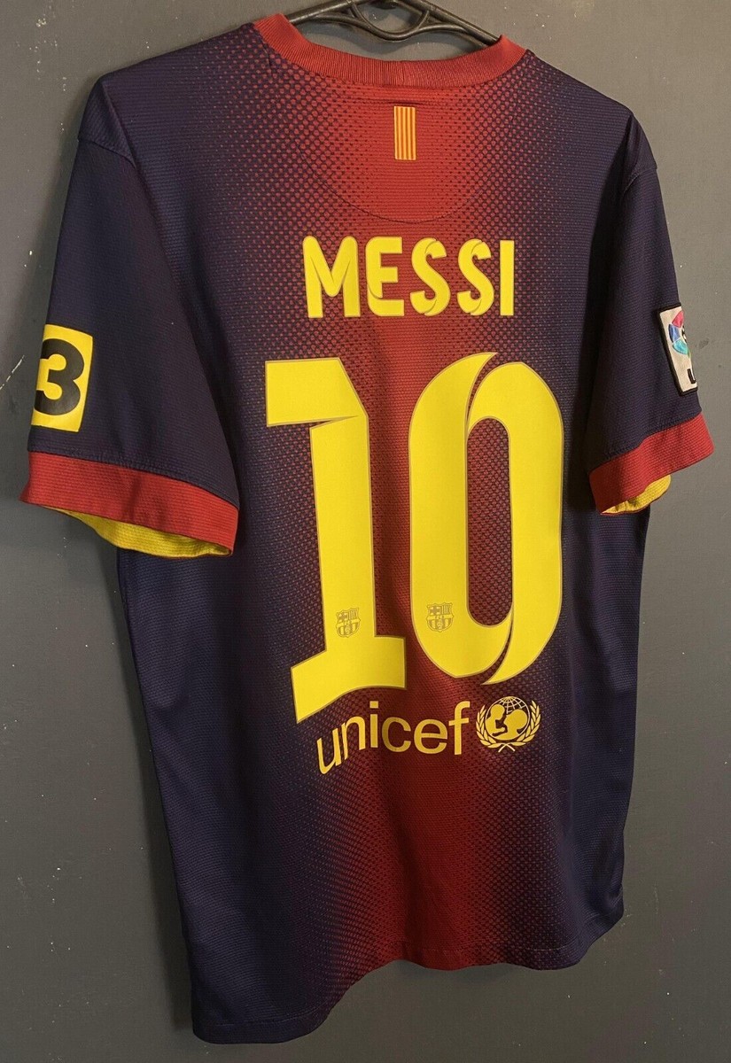 MEN'S NIKE FC BARCELONA 2012/2013 MESSI #10 SOCCER FOOTBALL SHIRT