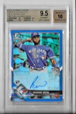 Richard Urena 2018 Bowman Chrome Blue Refractor Rookie Auto Autograph BGS 9.5