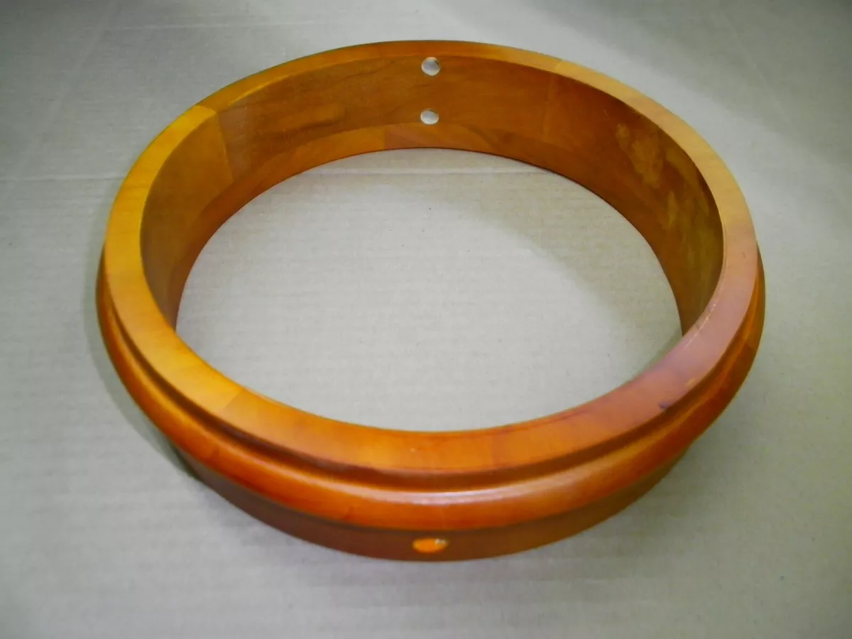 Banjo Wood Rim Turned Light Finish Luthier Project eBay